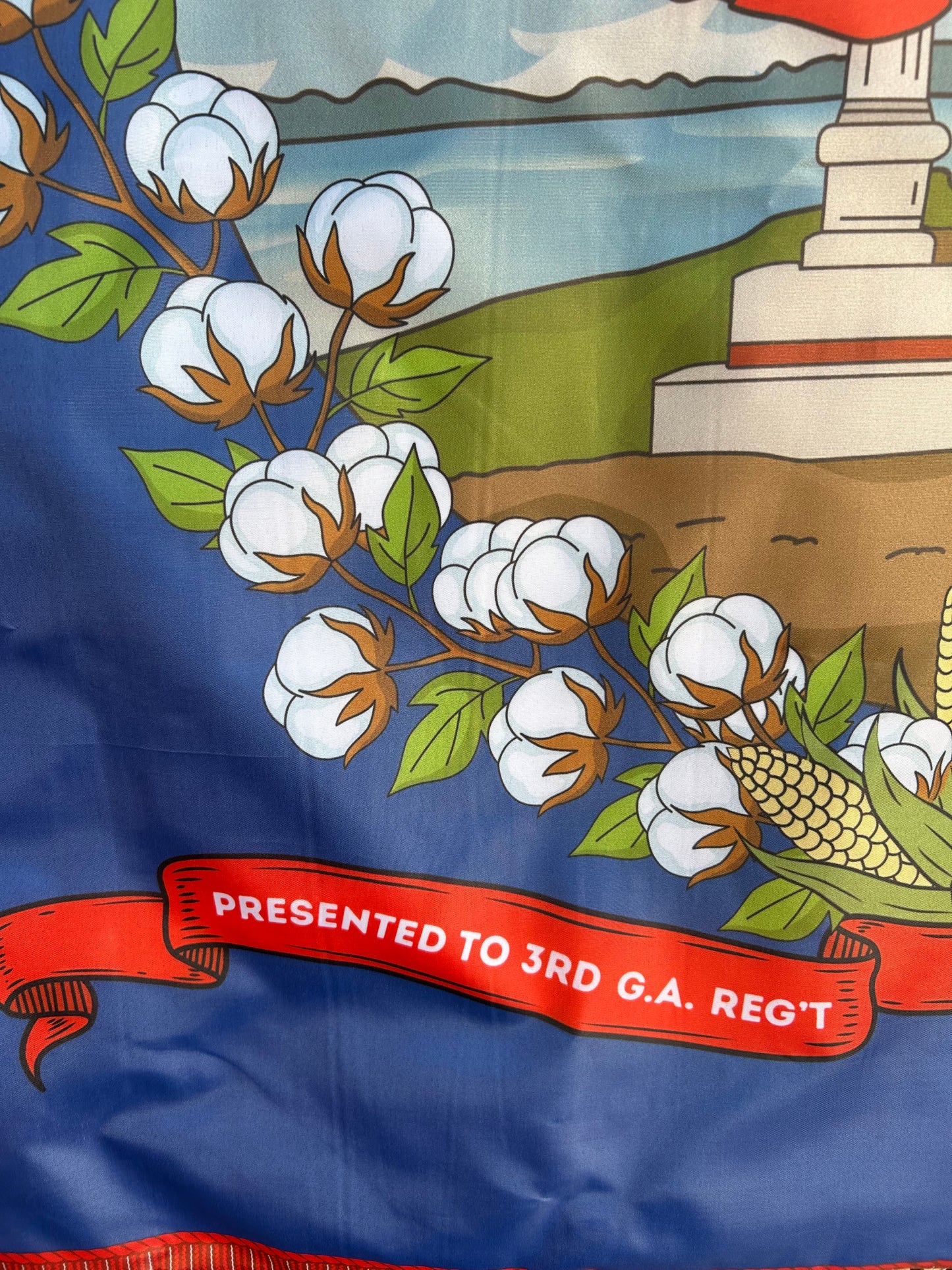 "Pro aris et focis" - "for hearth and home" - 3rd Georgia Regimental Flag