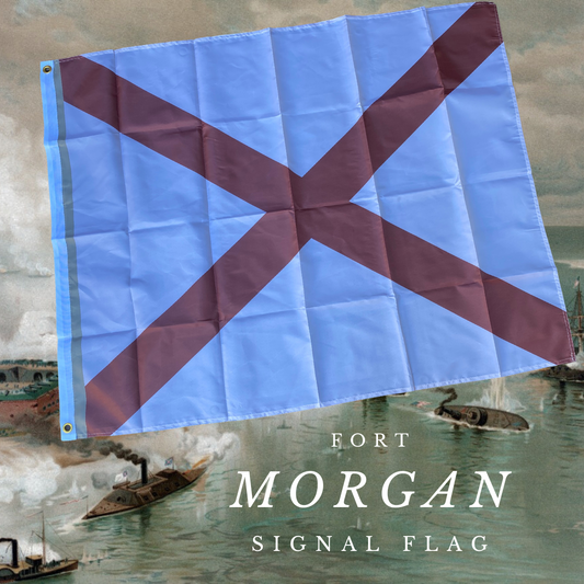 Fort Morgan CS Naval Signal Flag - 1864 - House Flag