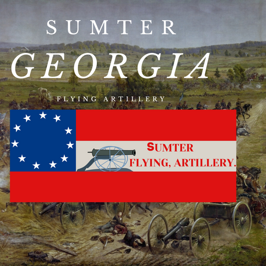 Sumter Flying Artillery Flag Stickers/Magnets