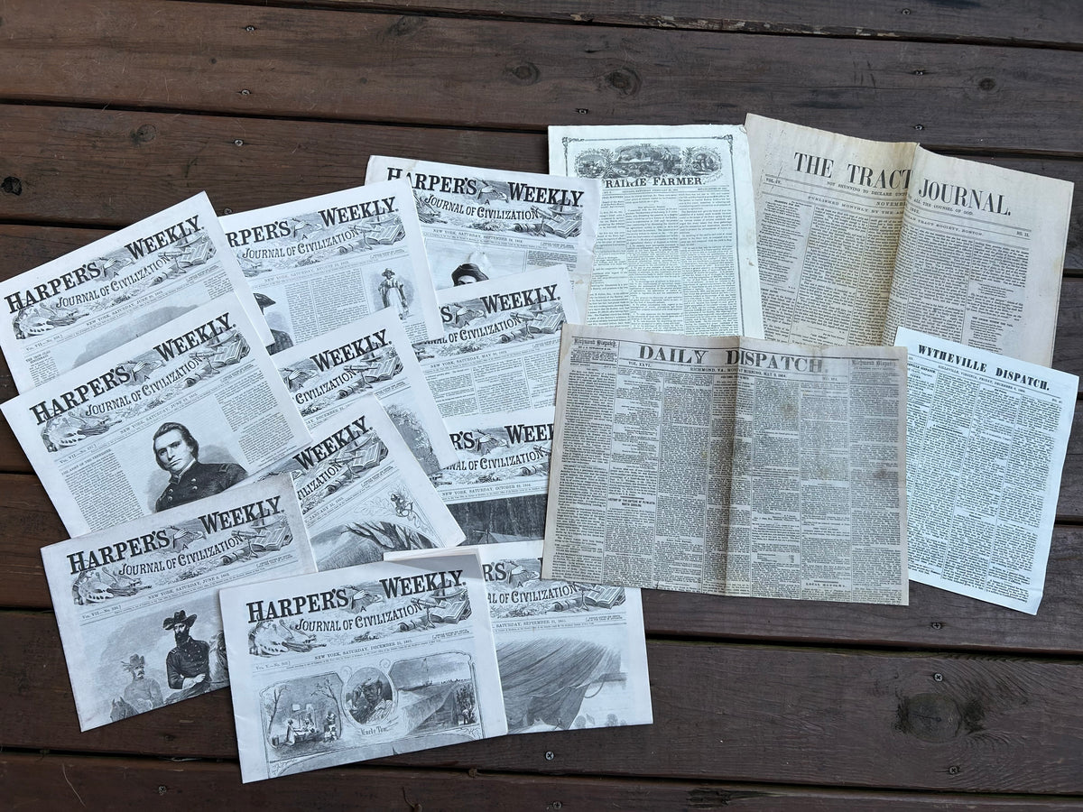 Reproduction Newspapers  (North and South)