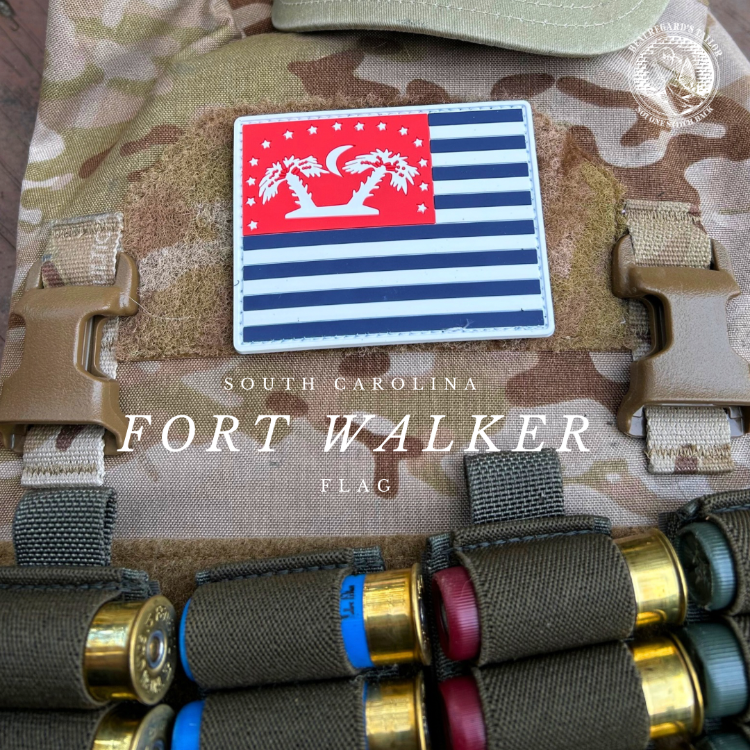Fort Walker Flag PVC Morale Patch