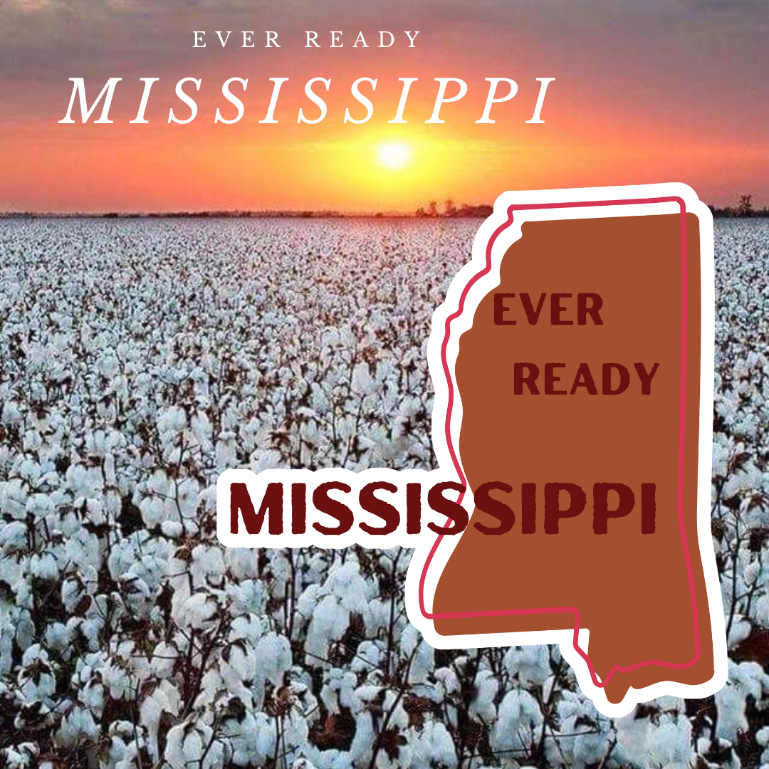 "Ever Ready" Mississippi Stickers