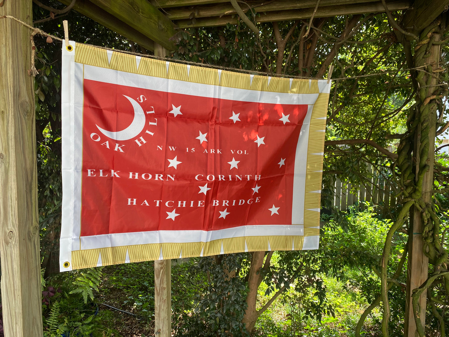 15th Arkansas Arkansas Infantry Van Dorn House Flag