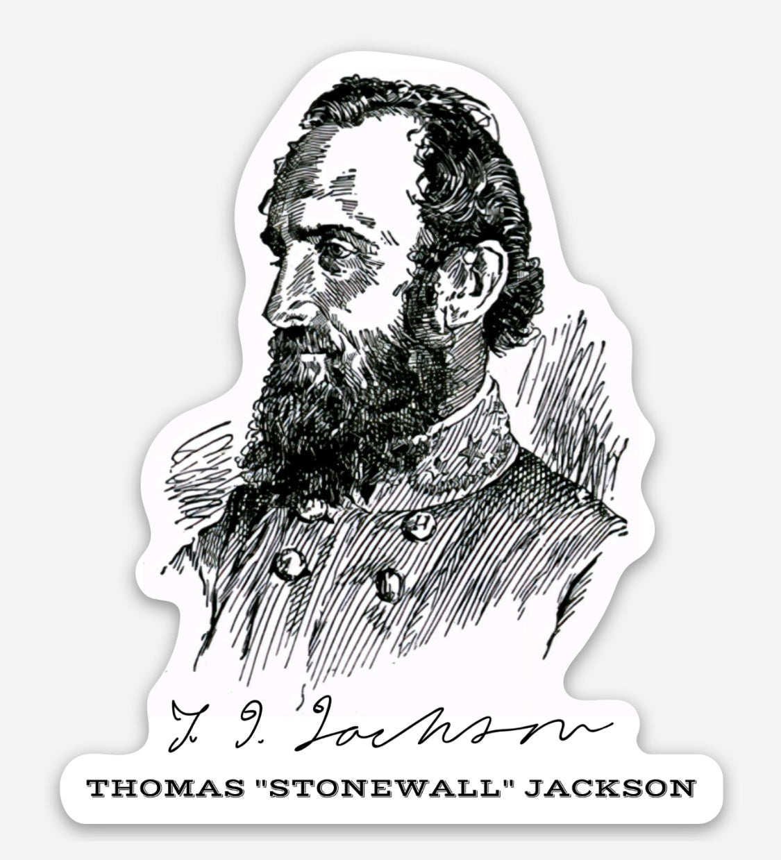 "Stonewall" Jackson Stickers