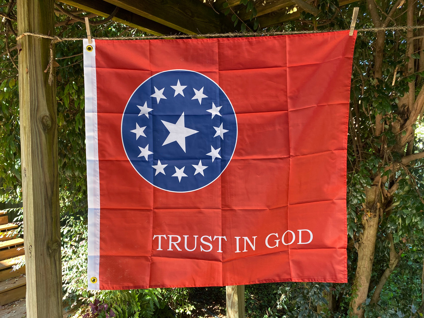 "Trust in God" 17th Texas House Flag