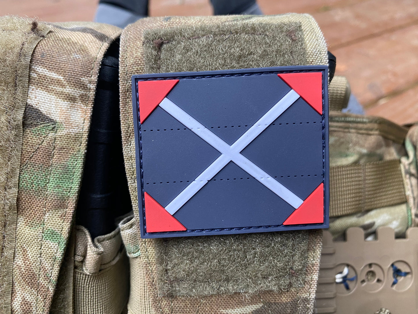 39th North Carolina Battle Flag PVC Patch
