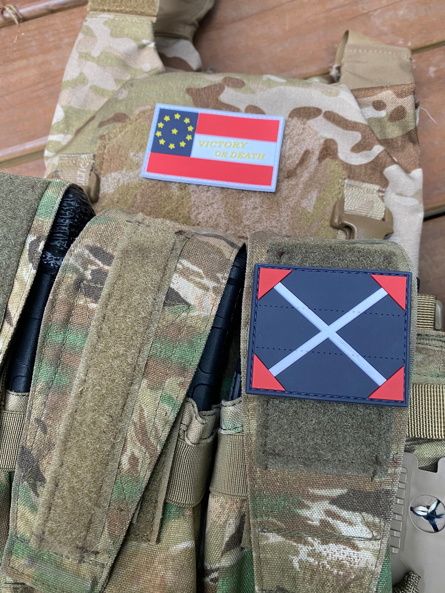 39th North Carolina Battle Flag PVC Patch