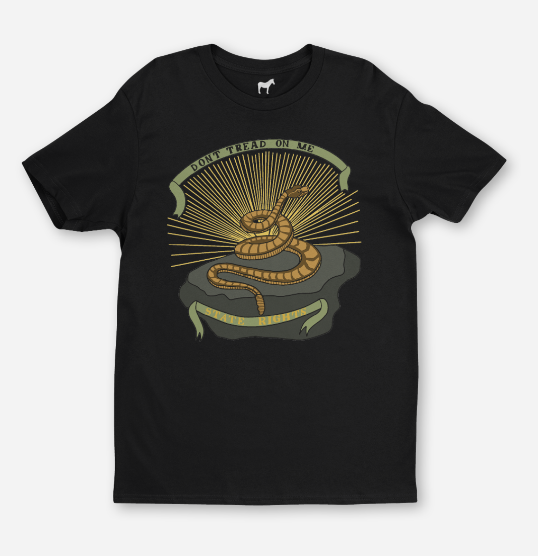 "State Rights - Don't Tread on Me" Georgia Secession Flag Shirt