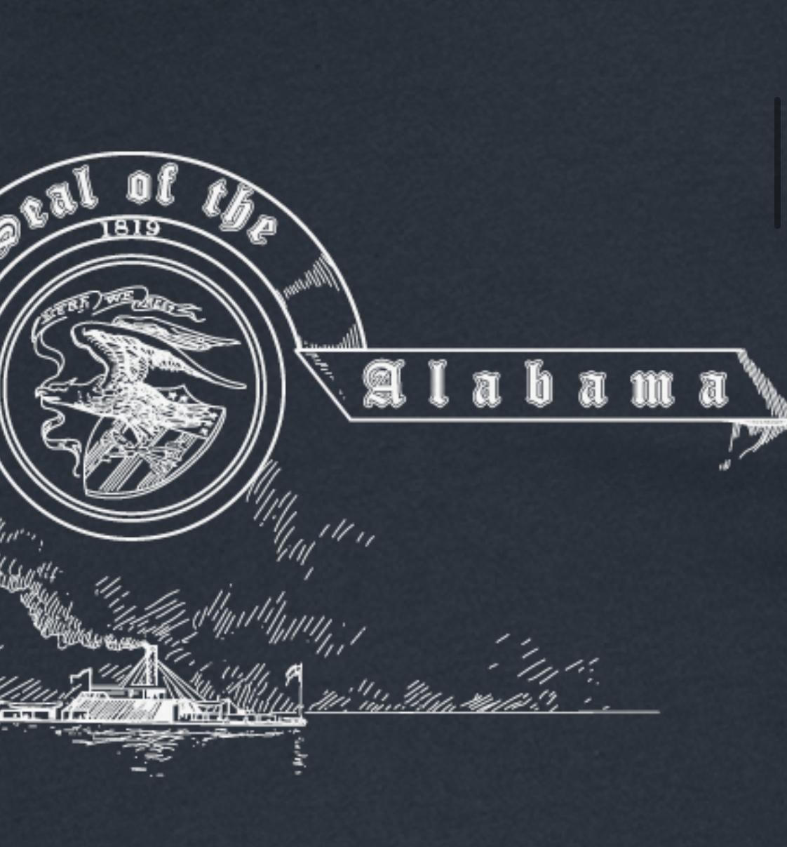 Alabama State Seal and Battle. of Mobile Bay Shirt