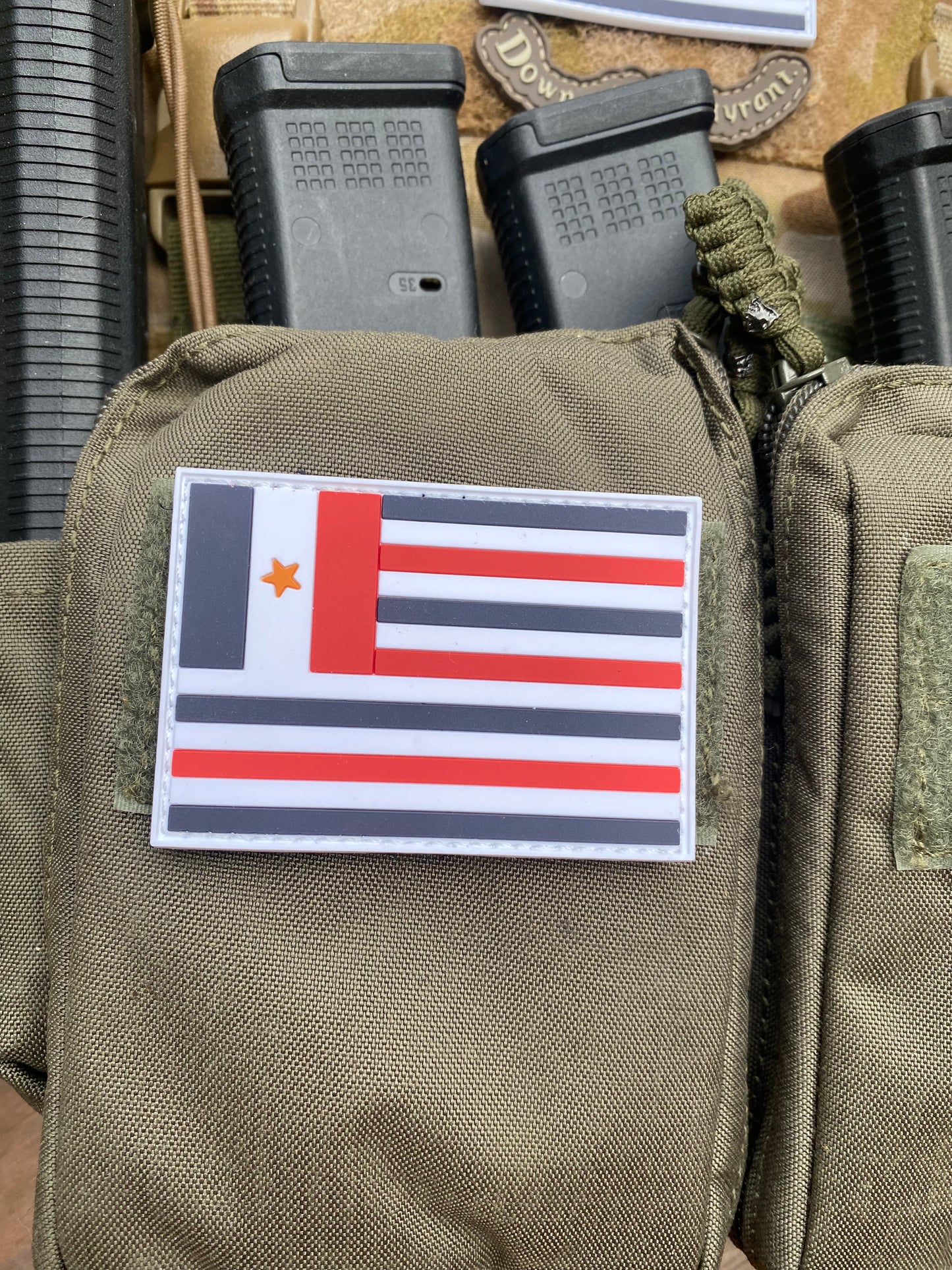 Louisiana French Legion/Port Hudson Flag PVC Patch