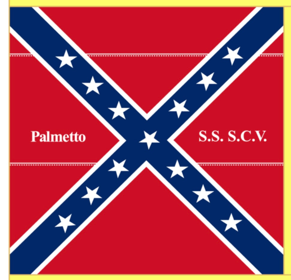 Palmetto Sharpshooters Flag Sticker