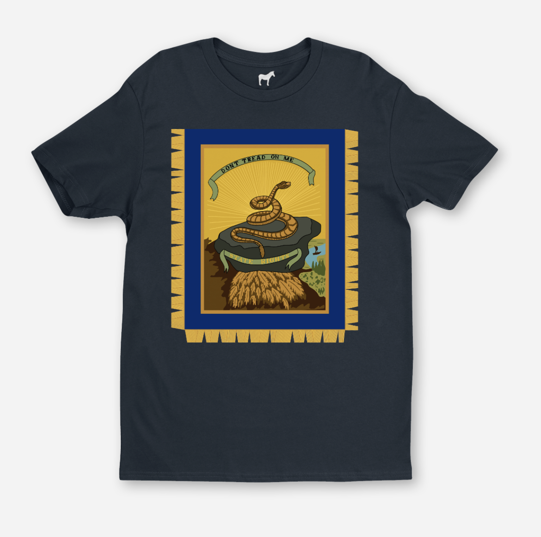 "State Rights - Don't Tread on Me" Georgia Secession Flag (full design) Shirt