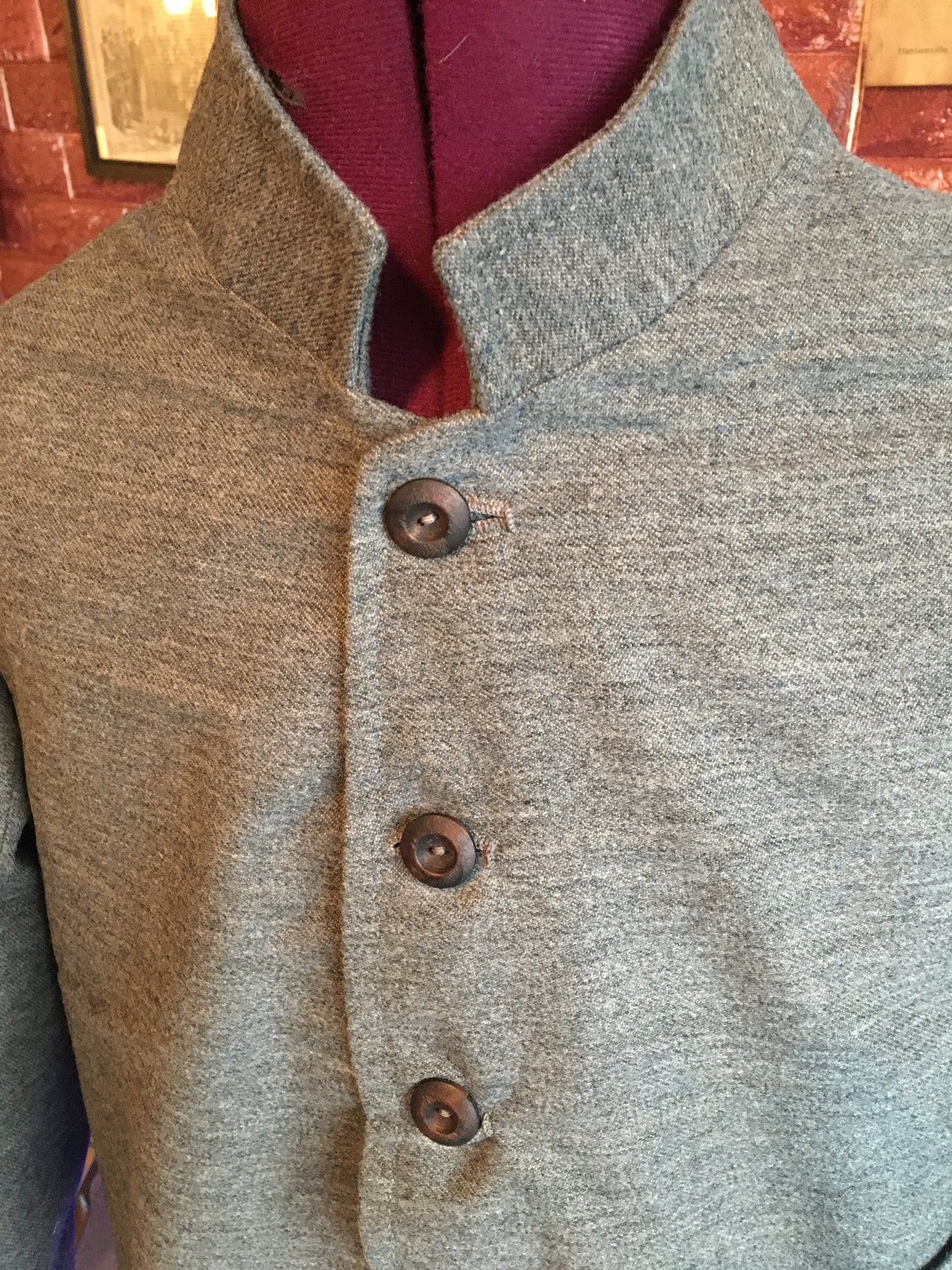 Alabama State Sack Coat 1861-1863 Size 48 - Ready to Ship