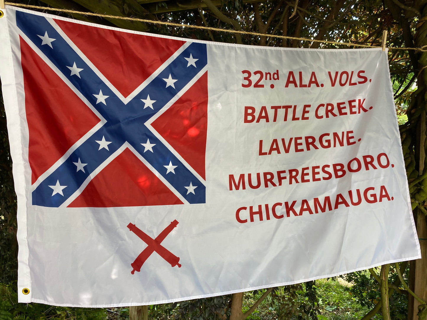 32nd Alabama Infantry 2nd National House Flag