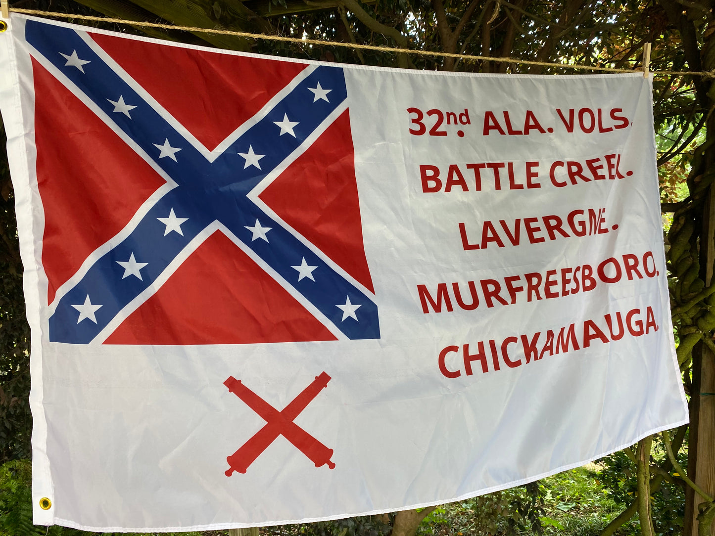 32nd Alabama Infantry 2nd National House Flag