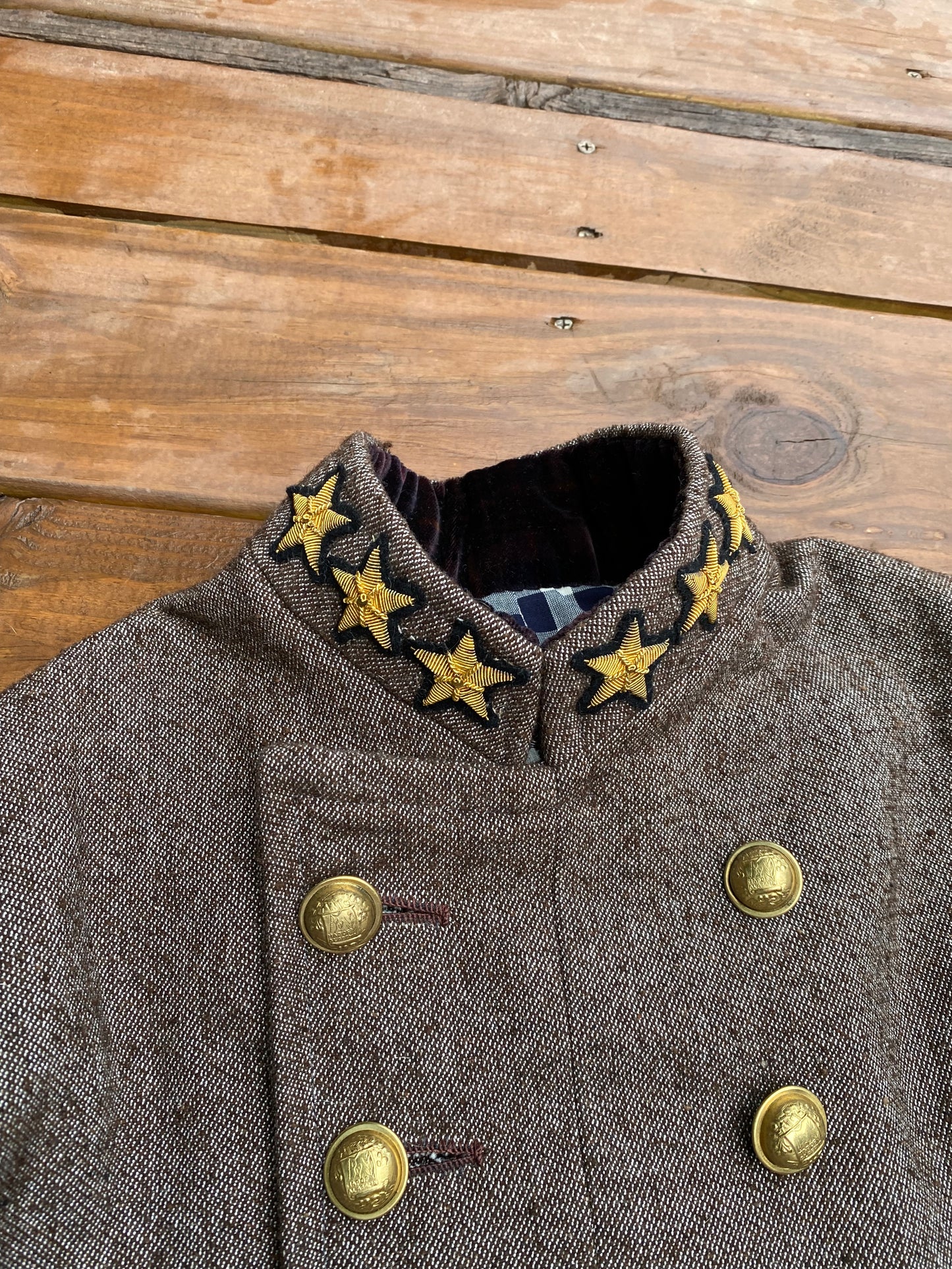 Confederate Officer Frock Coat "Deep South" Jean