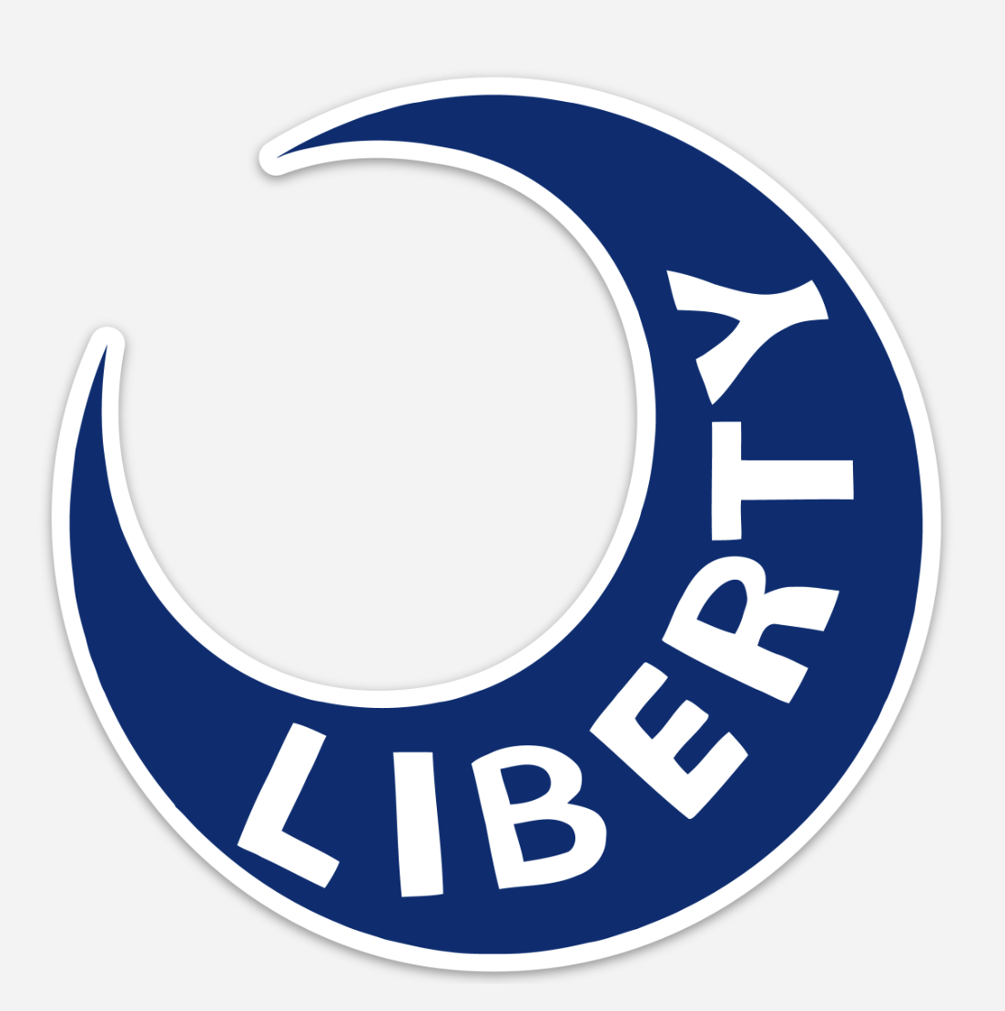 Fort Moultrie Liberty Flag Large Magnet/Bumper Sticker