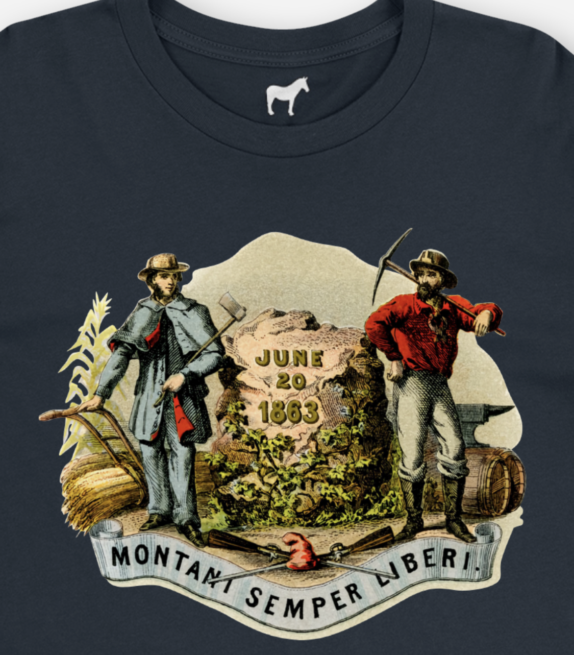 West Virginia Coat of Arms T-shirt