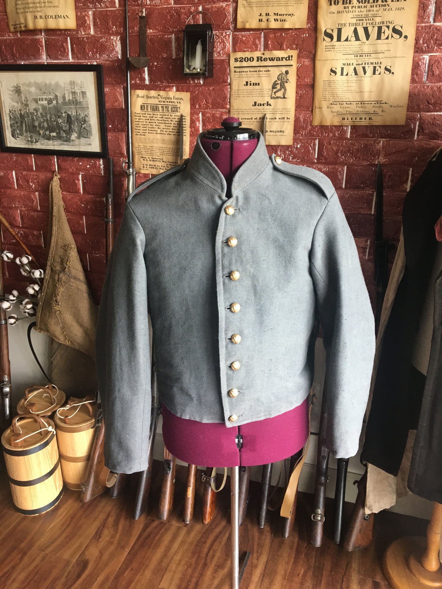 Richmond Clothing Bureau Jacket 1862-1863 Adler Variant