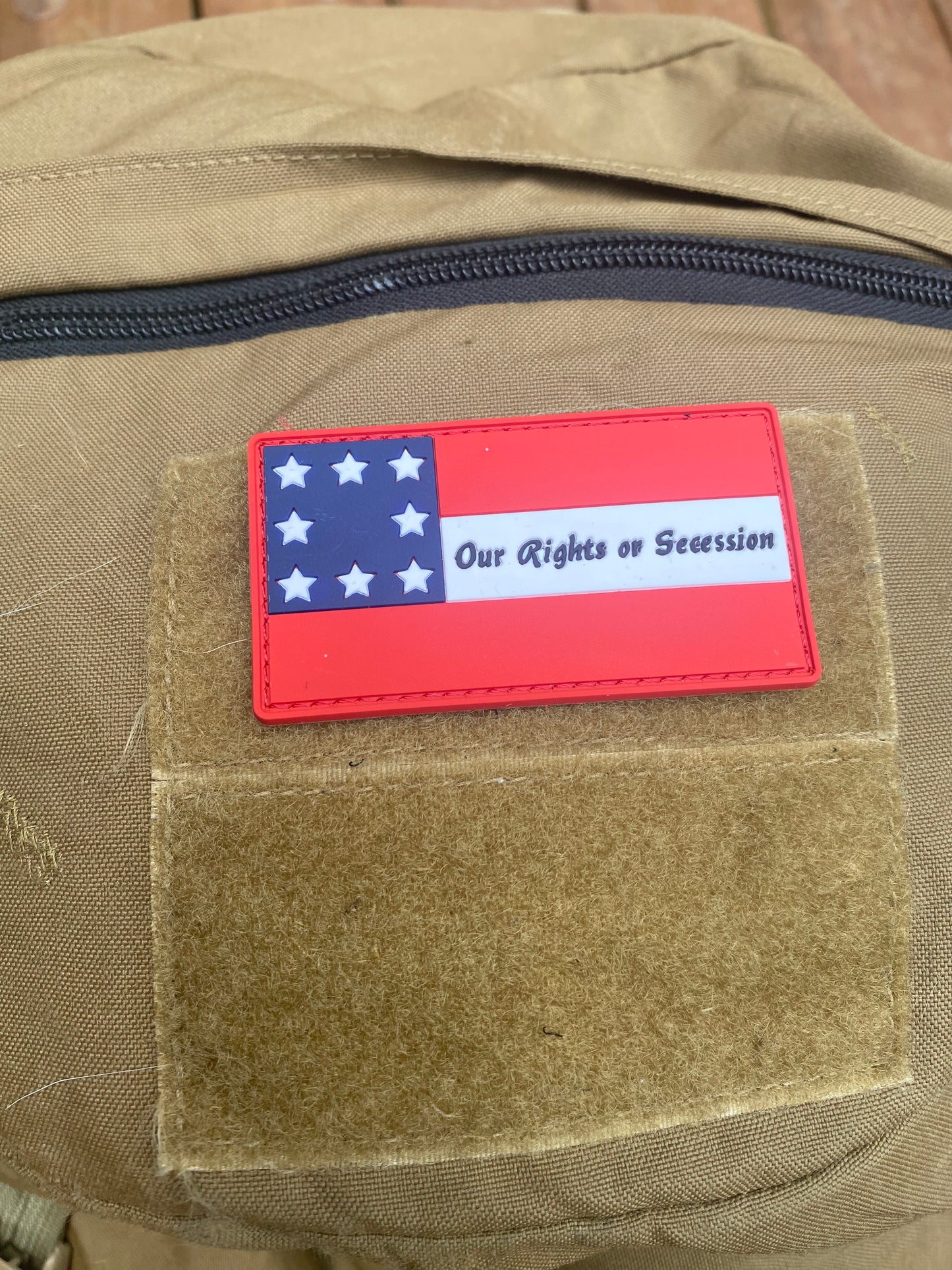 Missouri - "Our Rights or Secession" Flag PVC Morale Patch