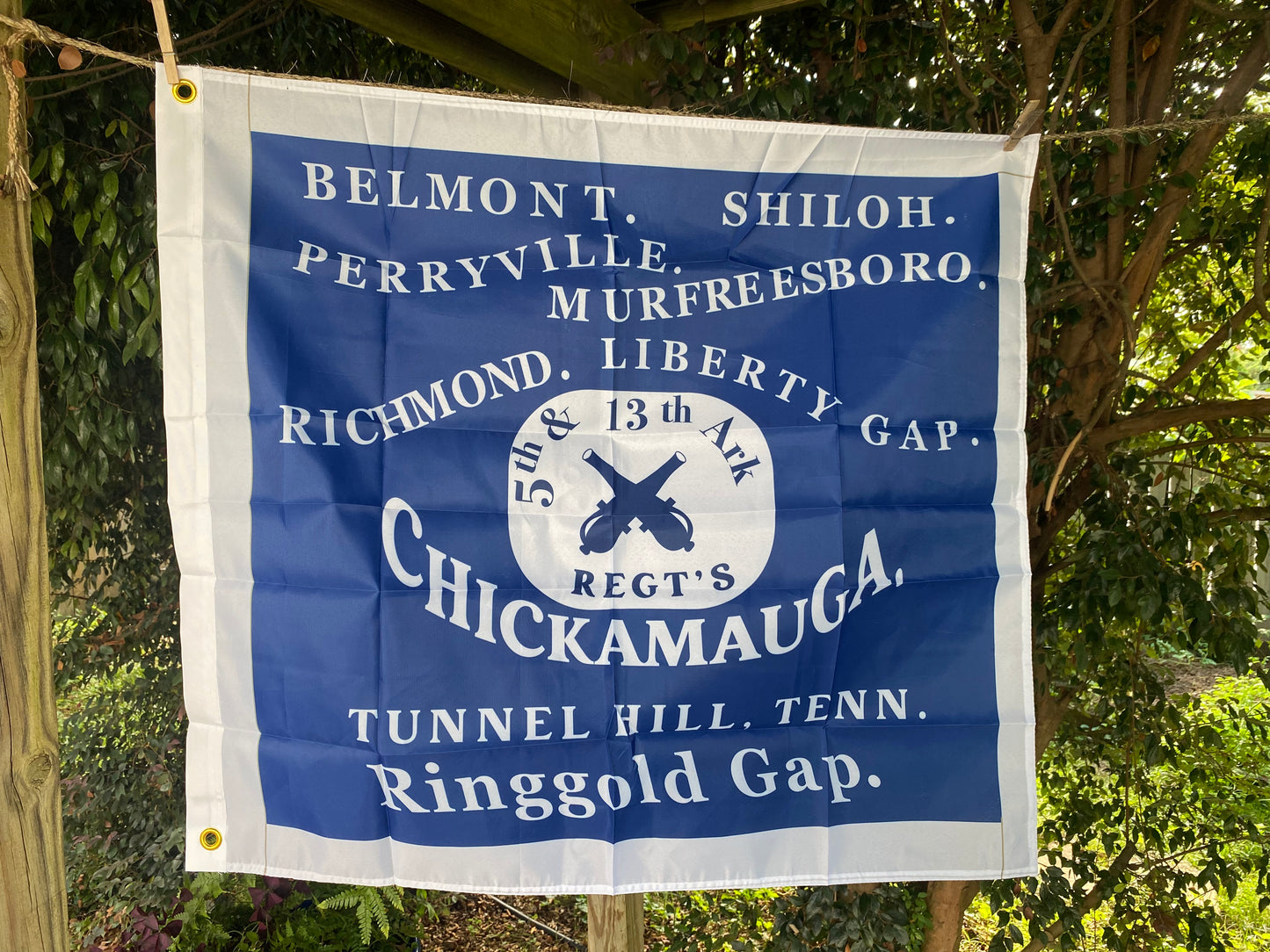 5th and 13th Consolidated Arkansas Hardee House Flag