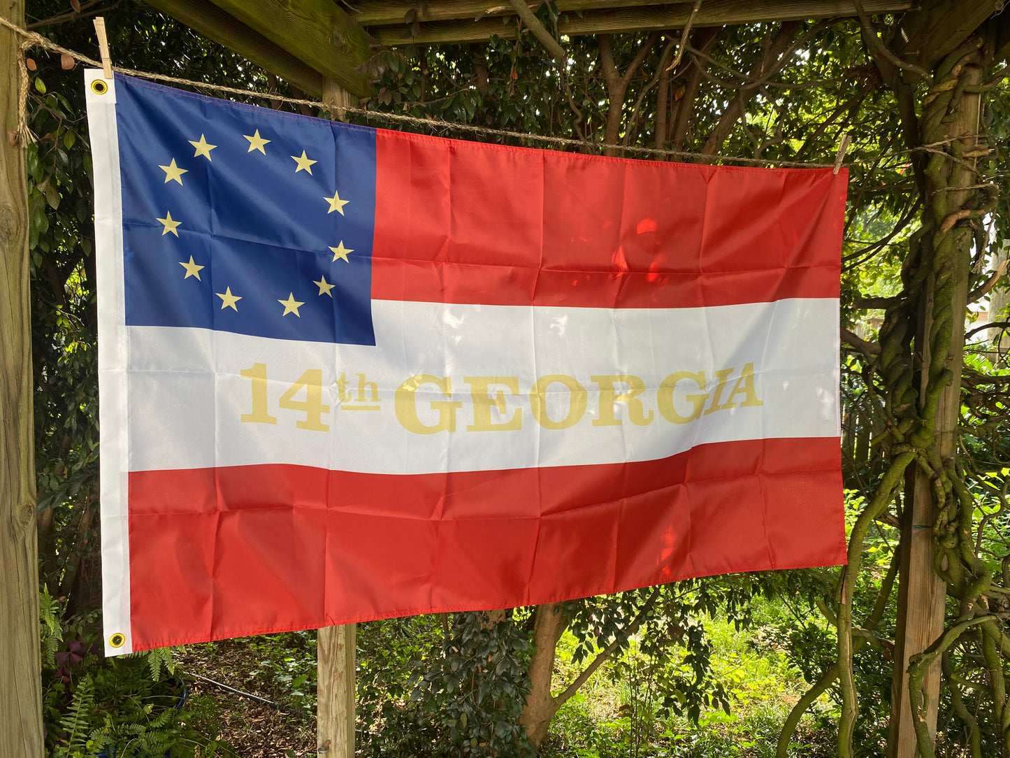 14th Georgia Infantry 1st National House Flag