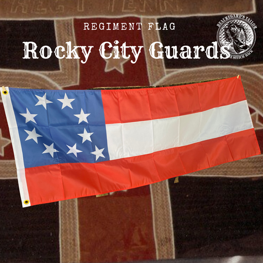 Rock City Guards Flag - First Regiment Tennessee Volunteers House Flag