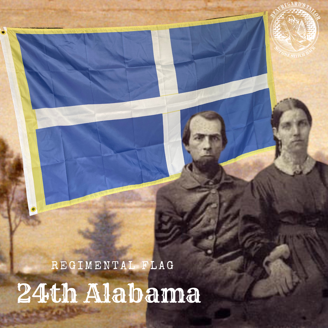 24th Alabama Polk's Corps House Flag – Beauregard's Tailor