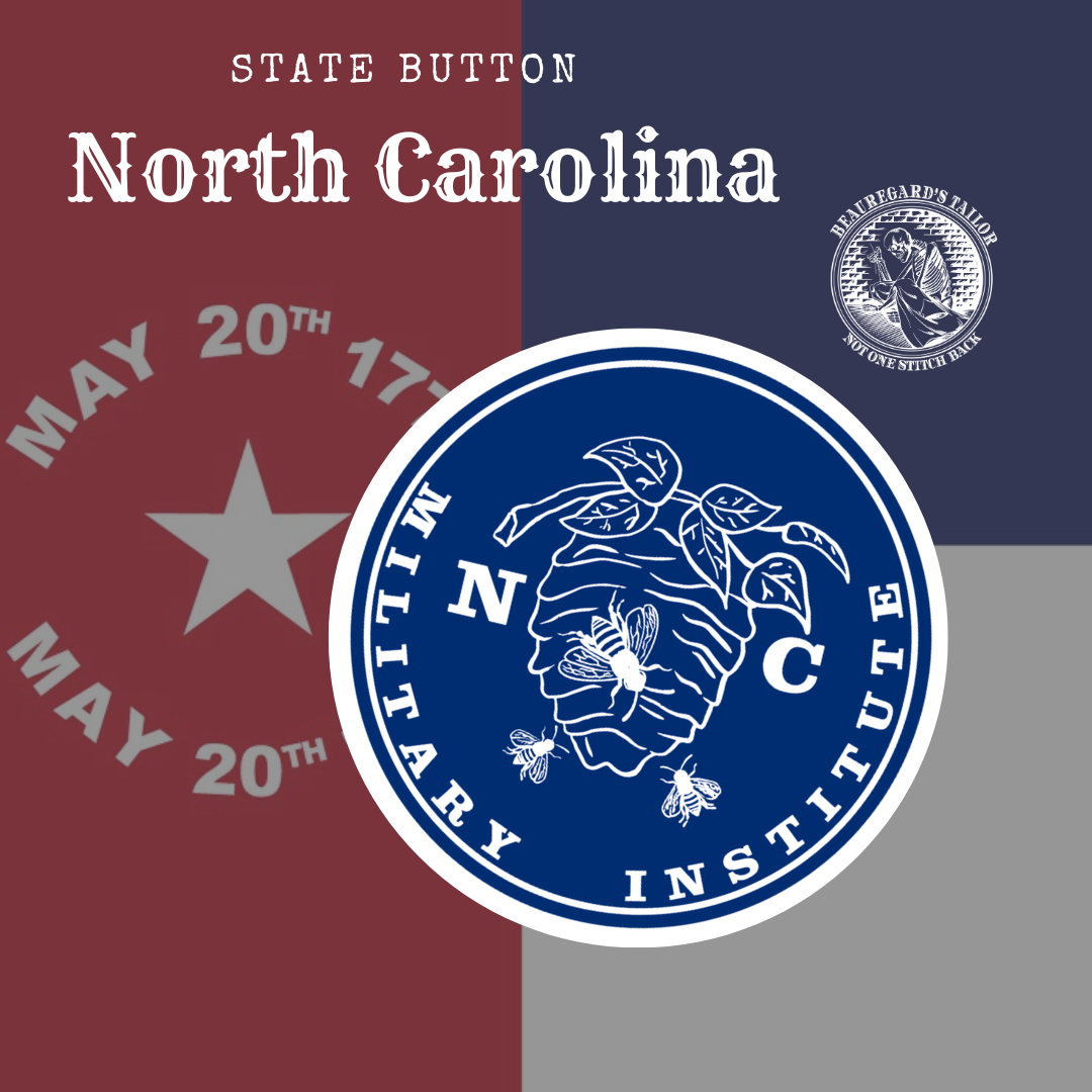 North Carolina Military Institute Button Stickers – Beauregard's Tailor