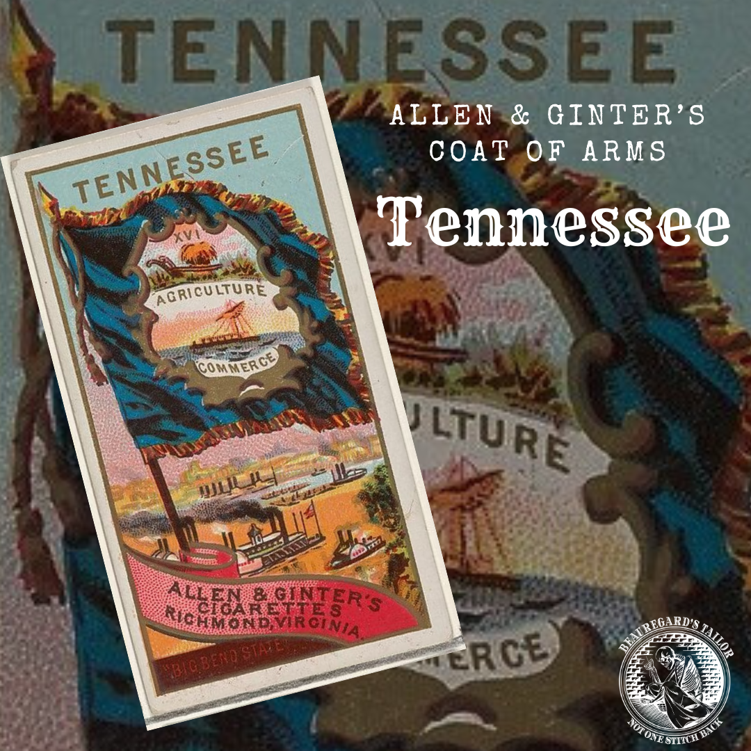 Richmond Virginia - Allen & Ginter's Tennessee Coat of Arms Stickers