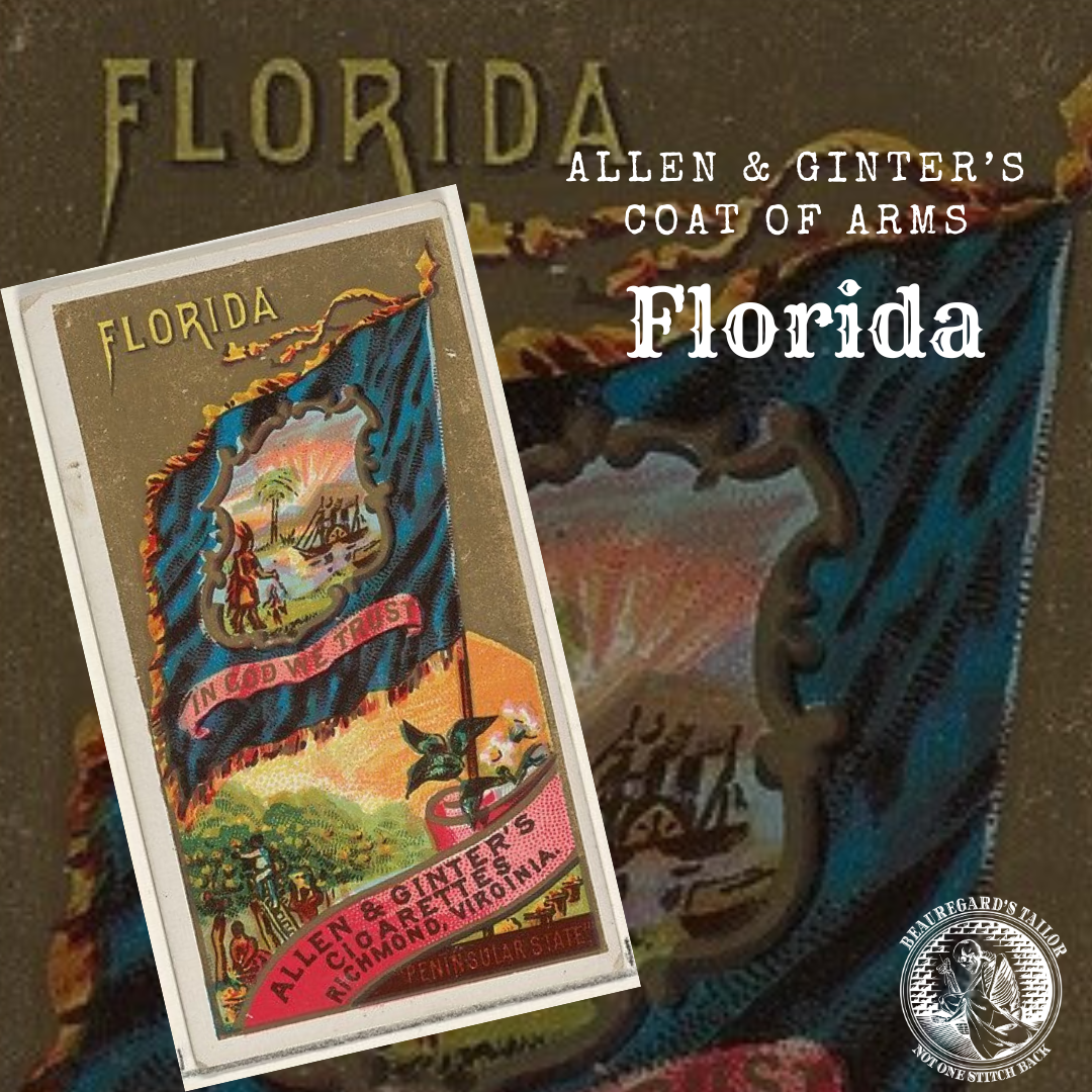 Richmond Virginia - Allen & Ginter's Florida Coat of Arms Stickers