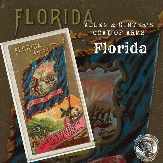 Richmond Virginia - Allen & Ginter's Florida Coat of Arms Stickers