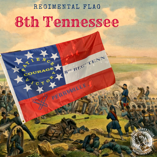"Patience, Courage, Victory" 8th Tennessee Infantry 1st National House Flag
