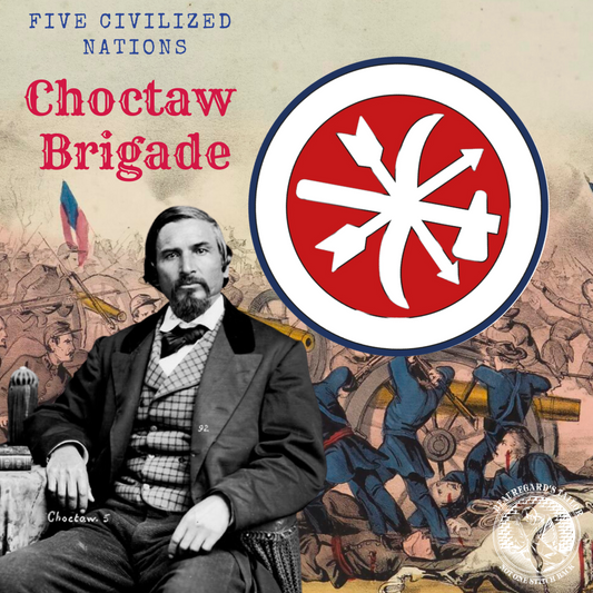 Choctaw Brigdade Flag Stickers