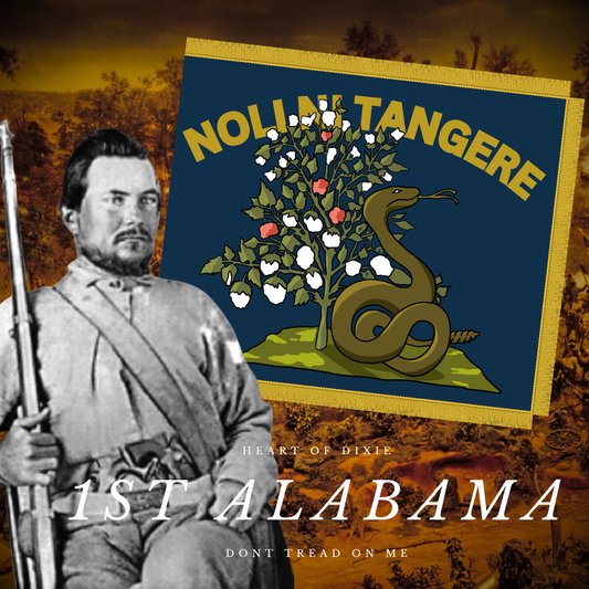 1st Alabama Infantry  Co. I-K, "Wilcox True Blues" Flag