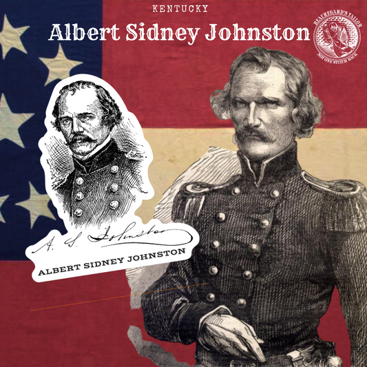 General Albert Sidney Johnston Stickers