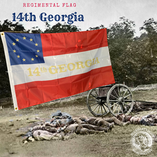 14th Georgia Infantry 1st National House Flag