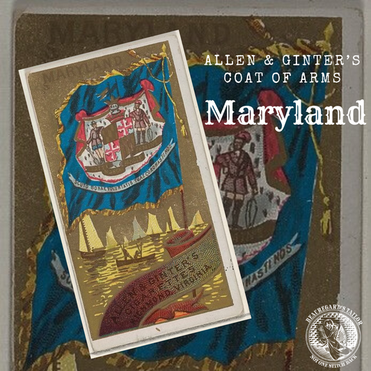 Richmond Virginia - Allen & Ginter's Maryland Coat of Arms Stickers