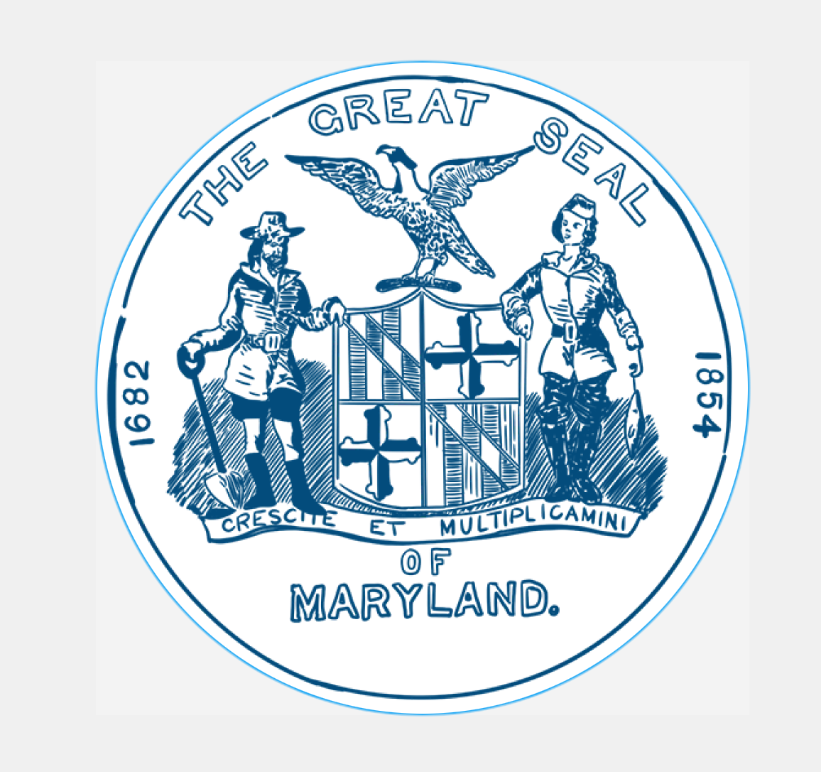 Maryland State Seal Sticker