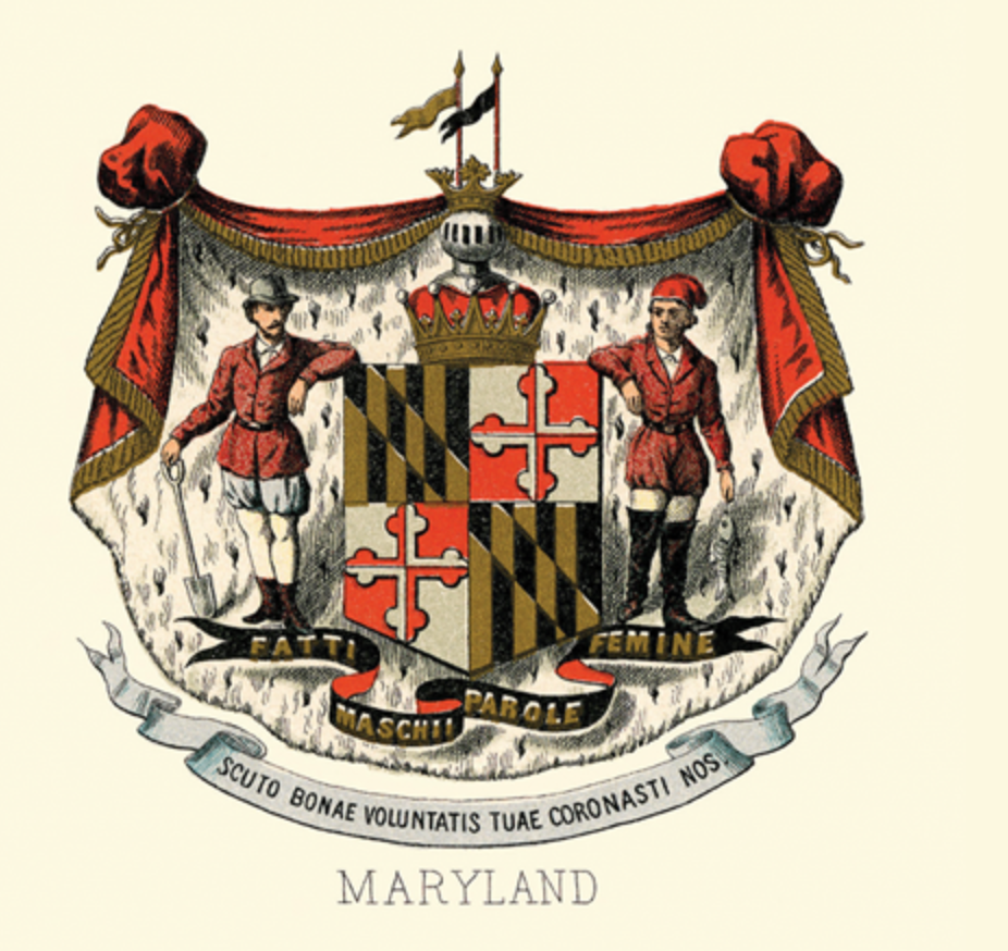 Maryland Coat of Arms Sticker/Magnet