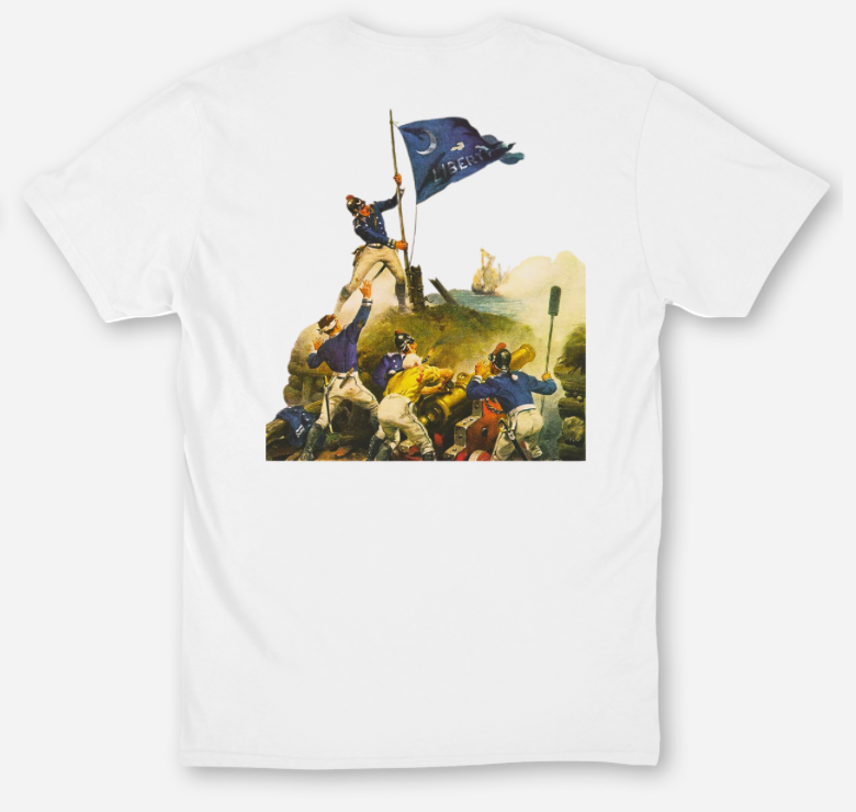 Raising the Flag of Fort Moultrie Shirt