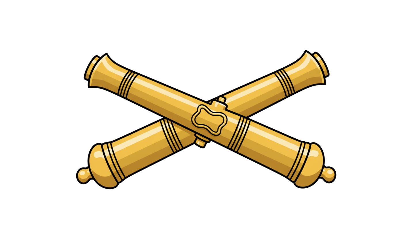 1858 United States Army Insignia Sticker Set