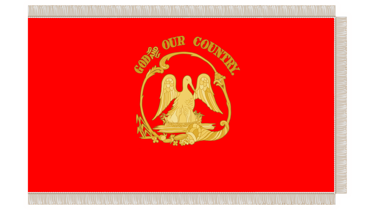 "God and Our Country" 4th Louisiana Infantry Stickers/Magnet Set