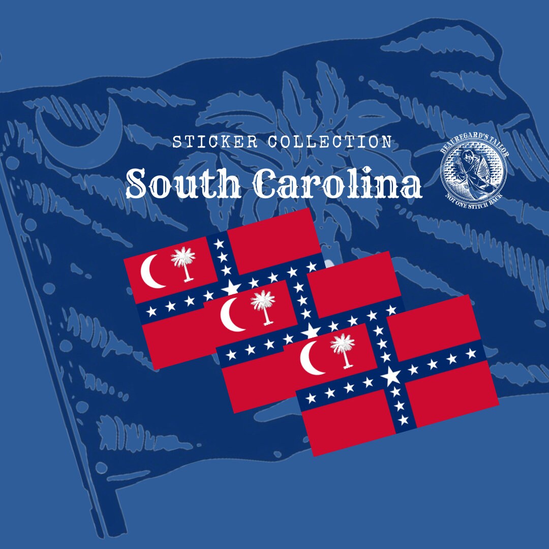 South Carolina Sovereignty Flag Sticker