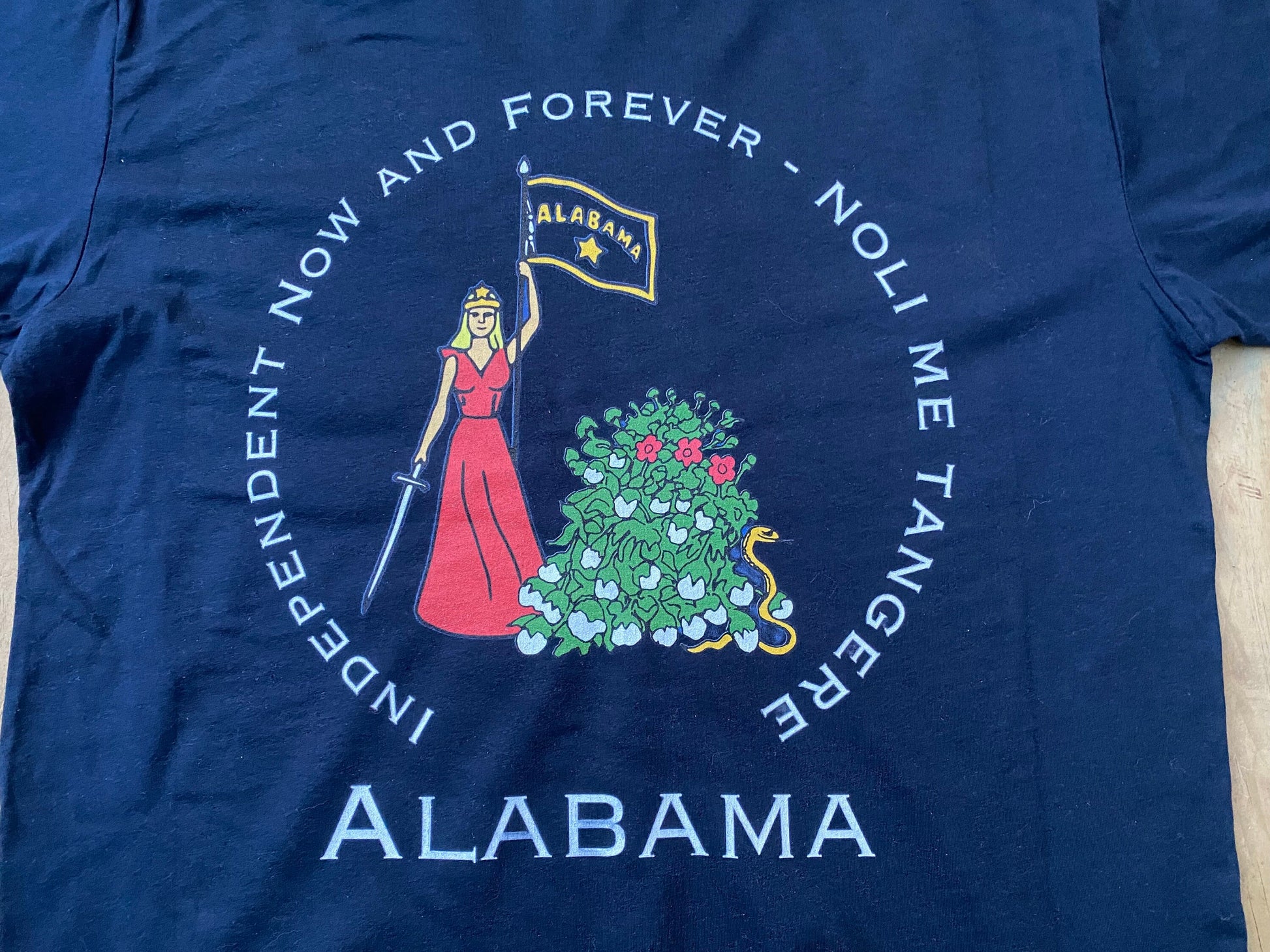 Alabama State Secession Flag T-Shirt