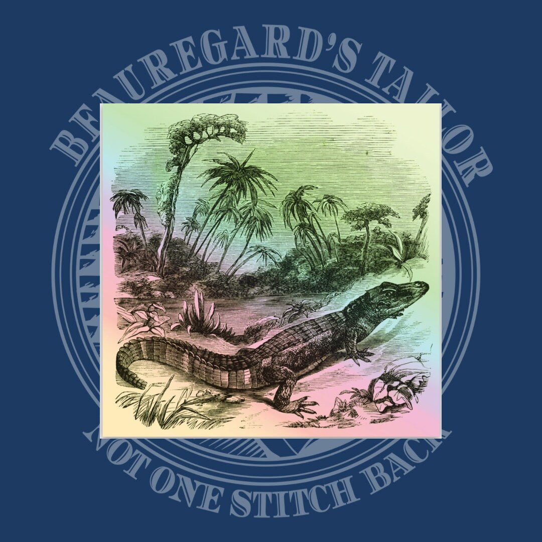 1859 Aligator - Holographic Sticker