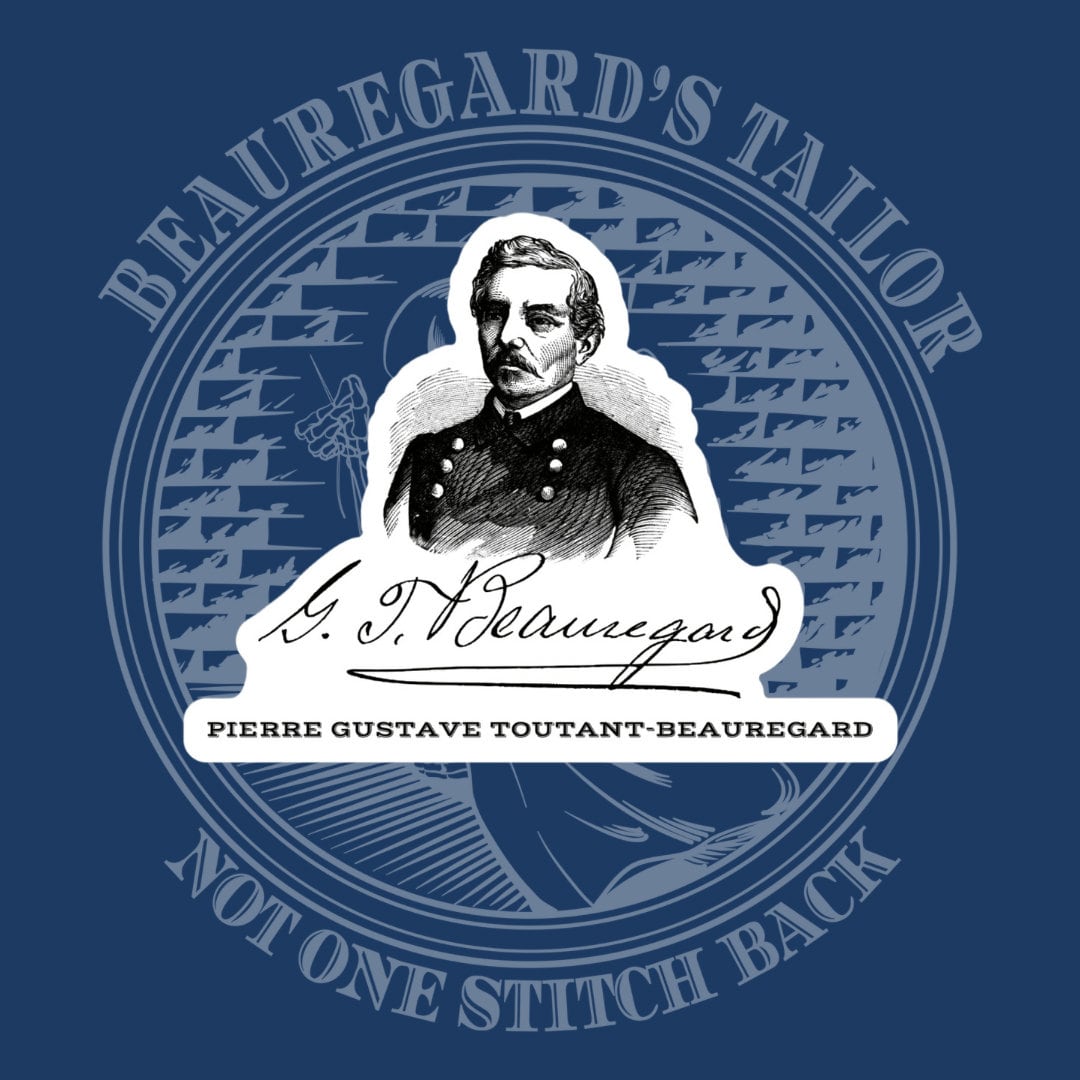 General Pierre Gustave Toutant-Beauregard Sticker